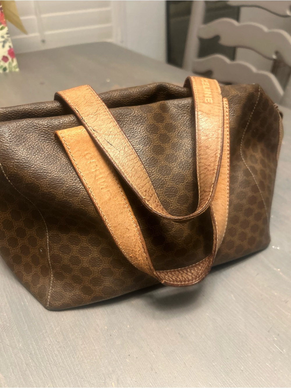 Vintage Celine embellished bag 
Super chic vintage Celine